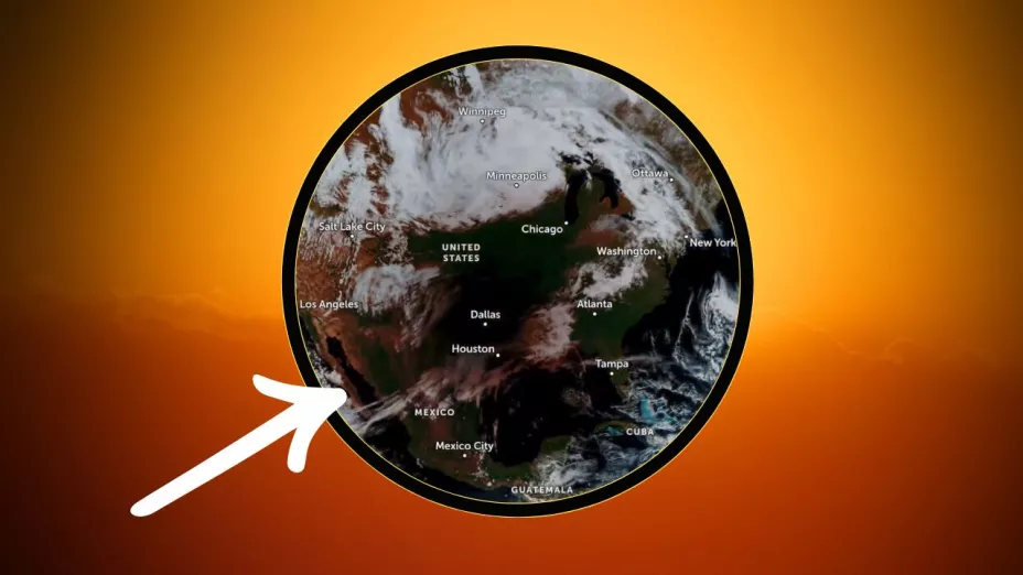 ECLIPSE SOLAR DESDE EL ESPACIO