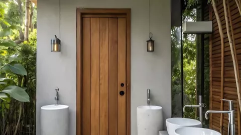 4 ideas aesthetic para poner el lavabo afuera del baño y hacer más espacio en tu casa