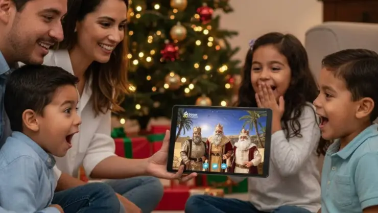 Videollamada gratis con los Reyes Magos 2026: ¿Cómo hablar con ellos hoy 6 de enero?