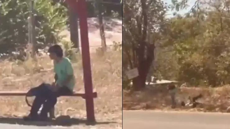 estudiante atacado con cuchillo