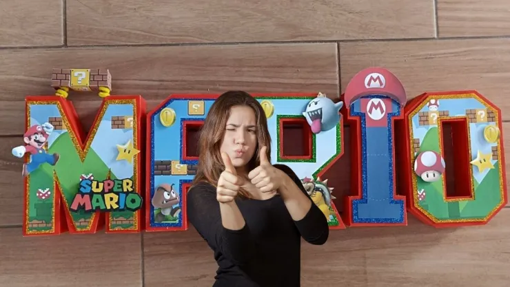 Cómo decorar la mesa dulce de un cumple infantil inspirado en Mario Bros