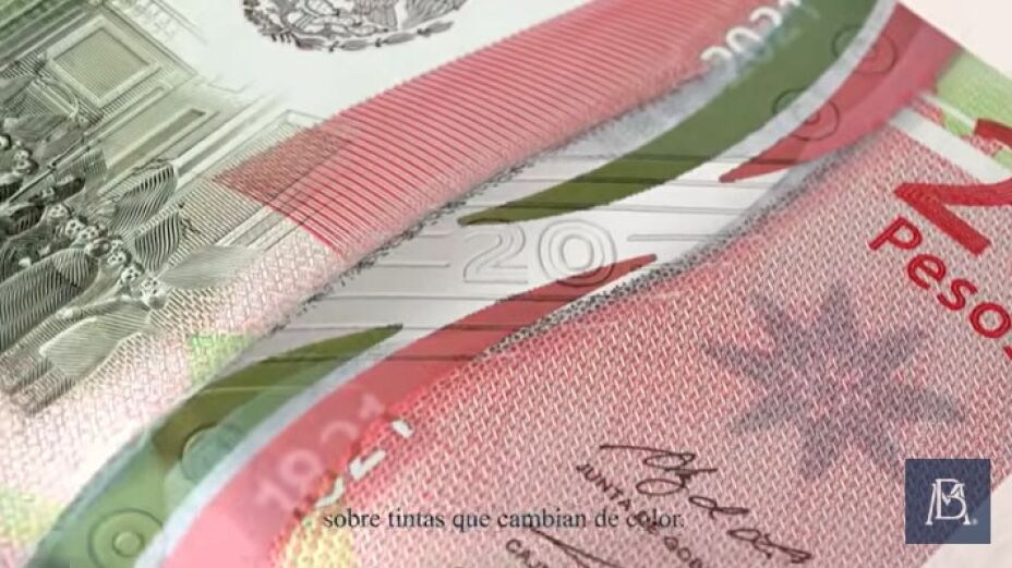 Detalles billete 20 pesos banco de México