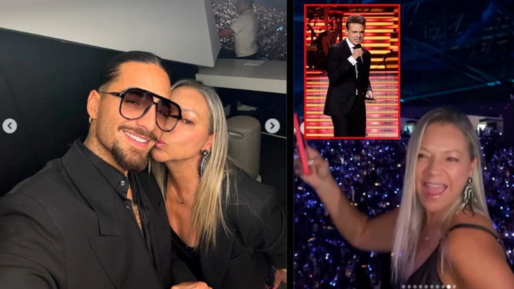 Maluma lleva a su mamá a concierto
