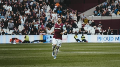 Guido Rodr&iacute;guez en el West Ham