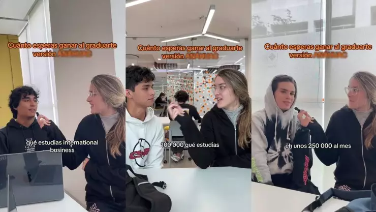 ¿Mi primera chamba? Jóvenes piden ganar 100 mil pesos en su primer mes de trabajo