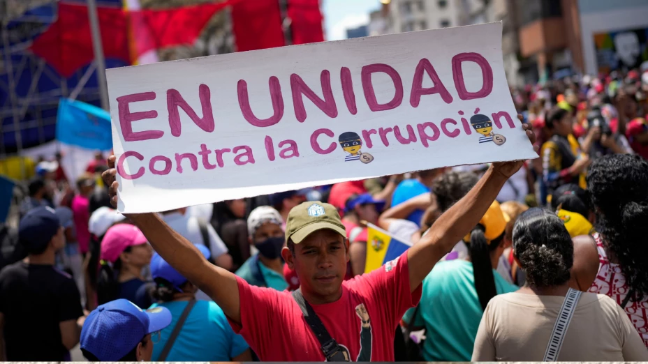 Marcha contra la corrupción en Venezuela