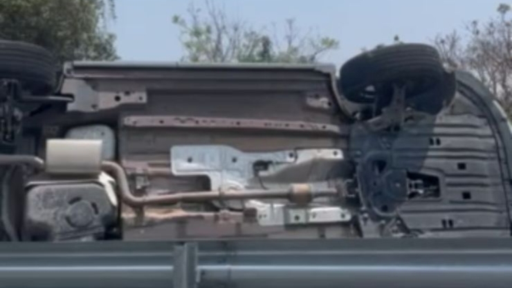 Se registra accidente en la Autopista México-Cuautla.