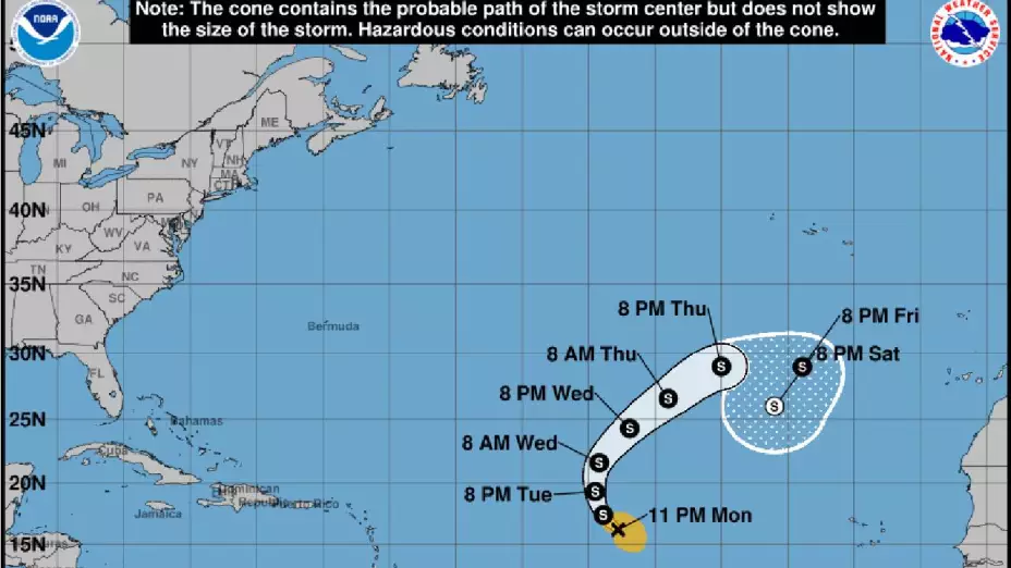 Tormenta tropical Lorenzo avanza en el Atlántico ¿Afectará a Veracruz?