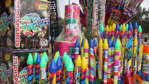 Multa por tronar pirotecnia en CDMX