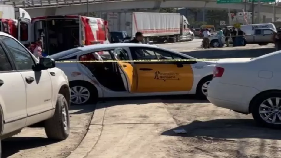 Balacera Tijuana HOY Atacan tiros taxista Boulevard Puerto Aéreo Tijuana heridos