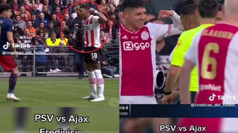 edson álvares defiende a jorge sánchez