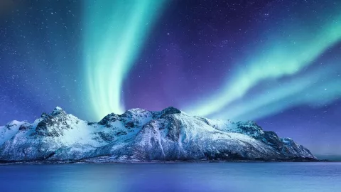 Descubren auroras de lluvia polar