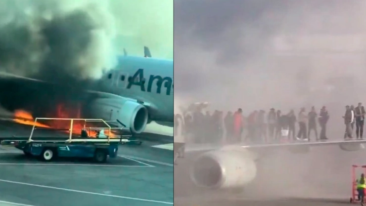 ¡Vuelo en llamas! Avión aterriza de emergencia en Denver por un incendio