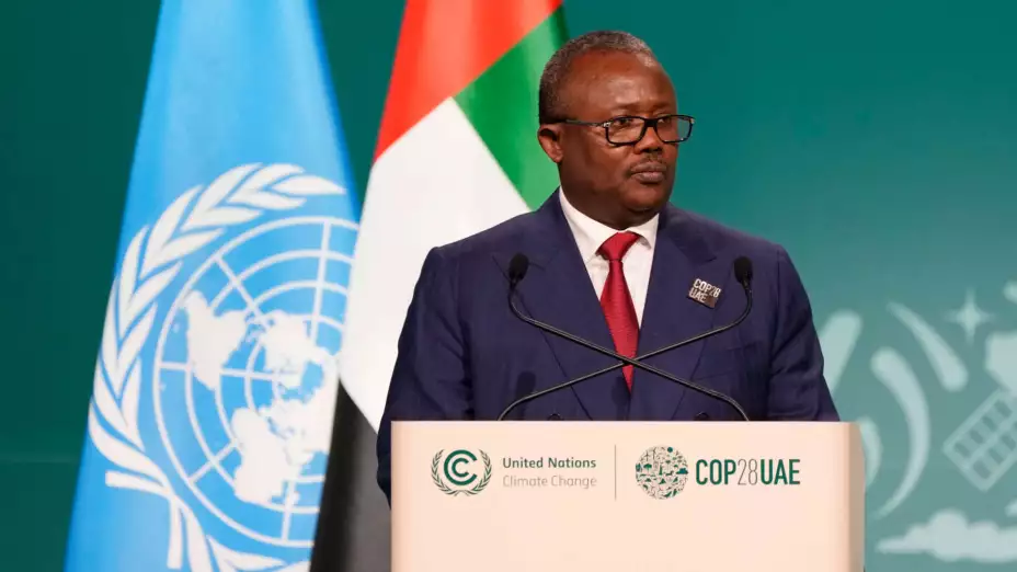 Umaro Sissoco Embalo, presidente de Guinea-Bisáu en la COP28.