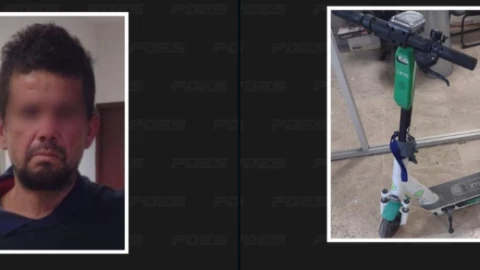 Detienen a hombre que robó un scooter en el centro de Querétaro