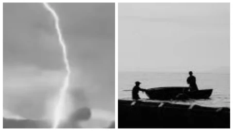 Tres pescadores fueron alcanzados por un rayo en Playa Vicente