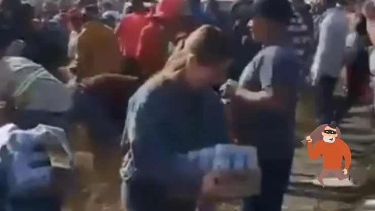 Vuelca tráiler con cerveza en Zacatecas; robaron toda la mercancía (VIDEO)