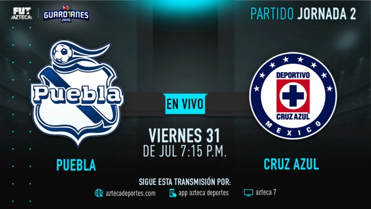 EN VIVO: Puebla vs Cruz Azul en Guardianes 2020