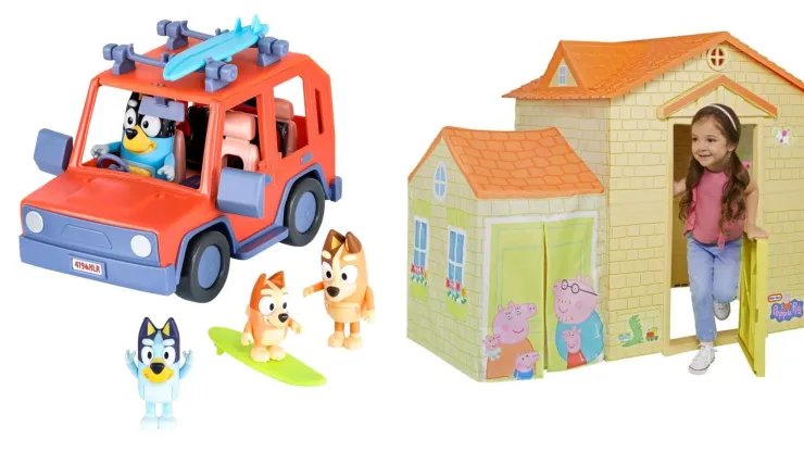 Juguetes de Peppa Pig y Bluey