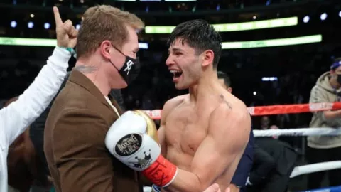 Sa&uacute;l Canelo &Aacute;lvarez y Ryan Garc&iacute;a