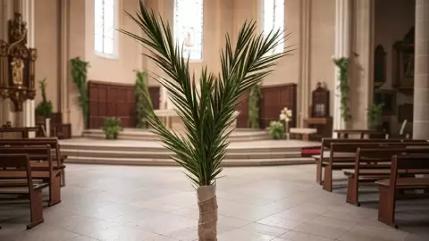 Por esta razón se queman las palmas del Domingo de Ramos, tras celebración en Guanajuato
