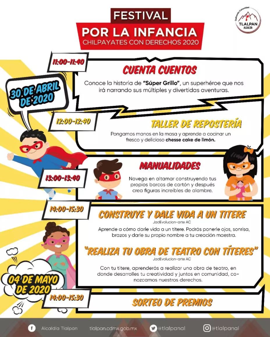 Programa alcaldía Tlalpa.