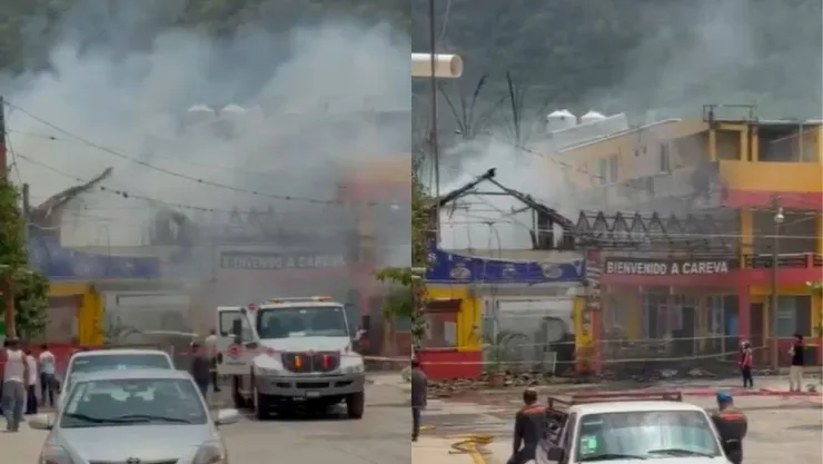 Incendio en palapa de Actopan
