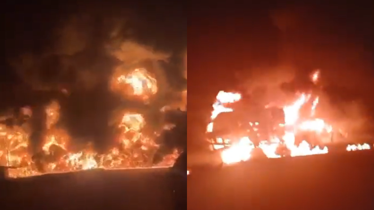 Llamas de explosión