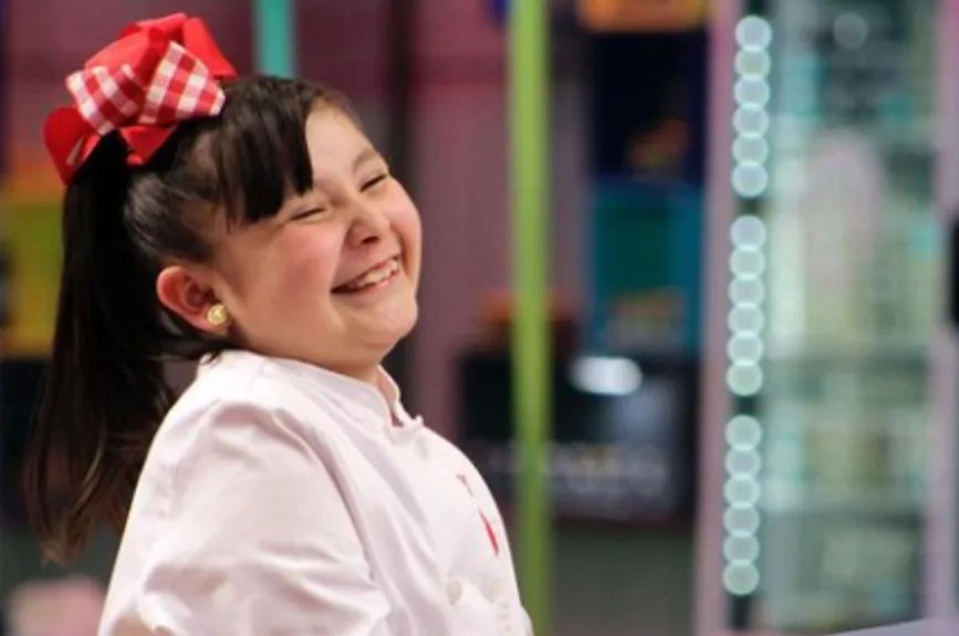 Naty en la cocina de MasterChef Junior