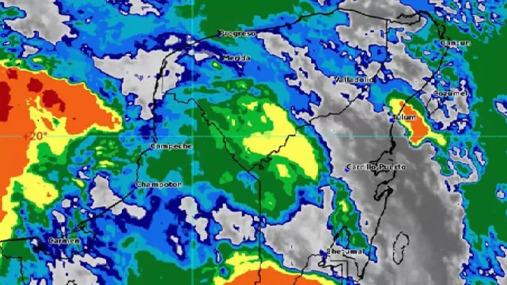 HORA EXACTA en que caerán las LLUVIAS en Mérida hoy domingo 30 de junio de 2024