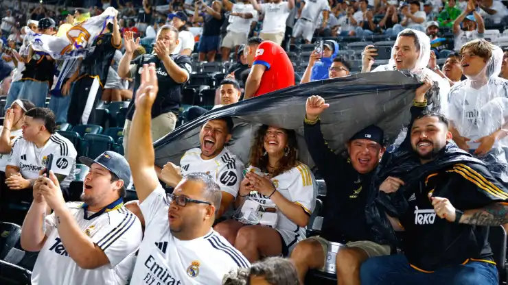 Lluvia en Philadelphia previo al Real Madrid vs Salzburgo