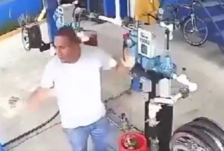 Asalto en estación de GAS LP