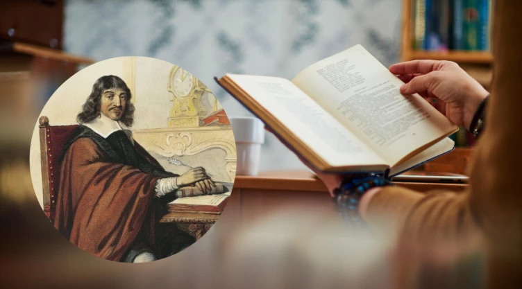 René Descartes, filósofo francés “Vivir sin filosofar es, propiamente, tener los ojos cerrados sin tratar de abrirlos jamás”.png