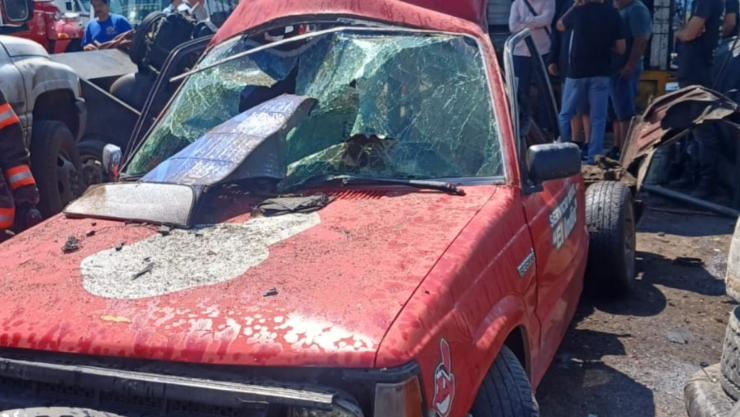 Explosión en el Mercado de Abastos HOY 4 de octubre Estalla compresor de una llantera móvil.png