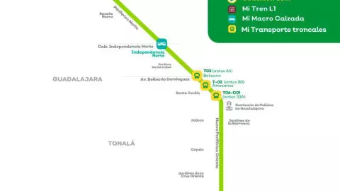 Estos son los autobuses de transporte público que llegan al Aeropuerto de Guadalajara