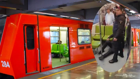Vagoneros en el Metro de CDMX agredieron a policías para evitar arresto.