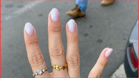 uñas acabado glossy