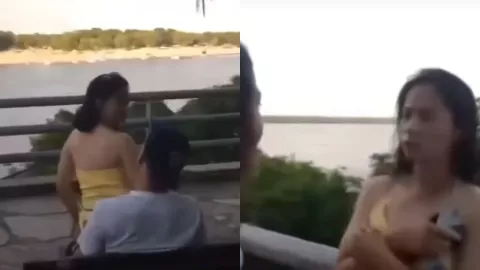 VIDEO | Hermanas descubren a uno de sus novios con otra mujer y lo confrontan