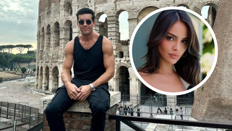 Mario Casas y Eiza Gonzáles en Roma