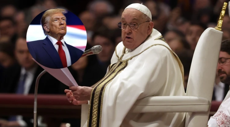 Papa Francisco y Donald Trump