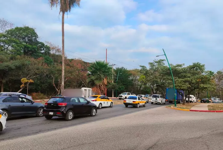 Calle cerradas en Tuxtla