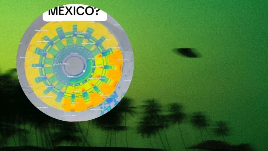 Captan una nave nodriza cubriendo el cielo de Guanajuato y Aguascalientes