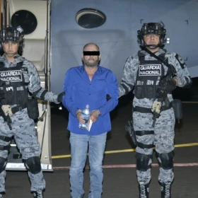 Captura de Sergio “N”, “El señor de la A”, de la organización “La línea” afín al “Nuevo Cártel de Juárez”.