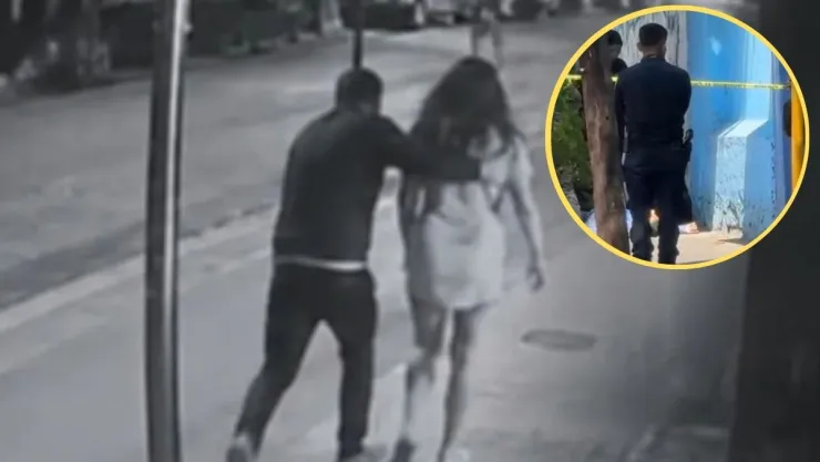 Agresión a esposa en plena calle CDMX