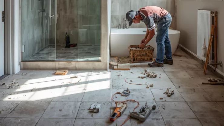 3 opciones modernas y aesthetic para reemplazar el piso de tu baño y darle un toque más fresco