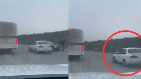 Choque en el Retorno de Natura hoy 8 de mayo de 2025