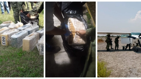 aeronave cocaína Chiapas