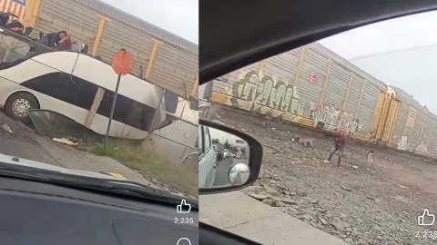 Accidente de tren con autobús en Carretera Maravatío-Atlacomulco: Muertos y heridos