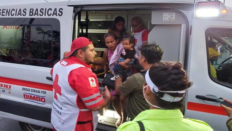 Los heridos fueron atendidos por elementos de emergencias.