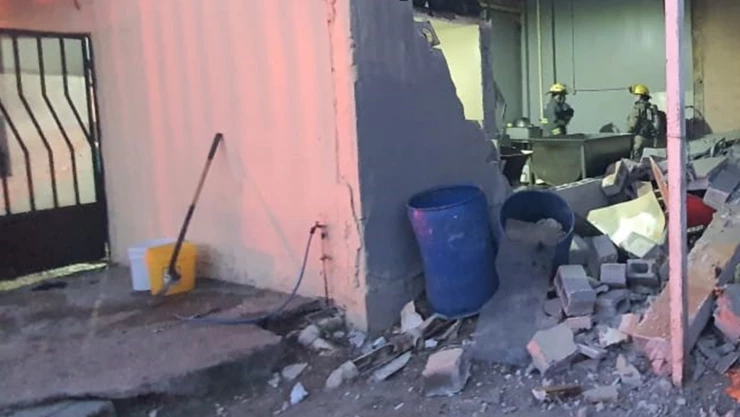 Explosión en una tortillería hoy